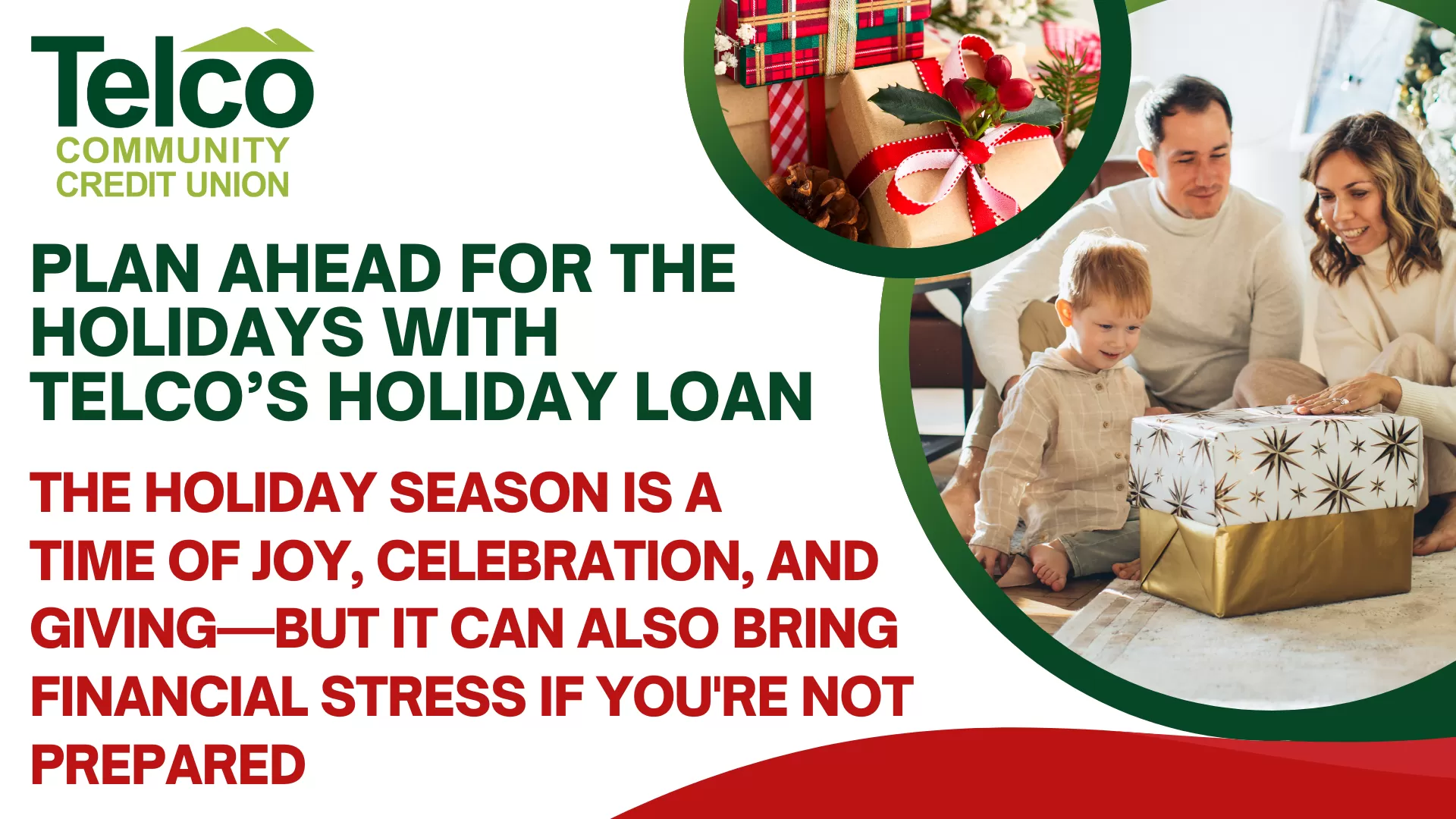 Plan Ahead for the Holidays with Telco’s Holiday Loan